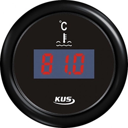 Указатель температуры воды 25-120 град цифровой черн/черн (BB) KUS (KY24200)
